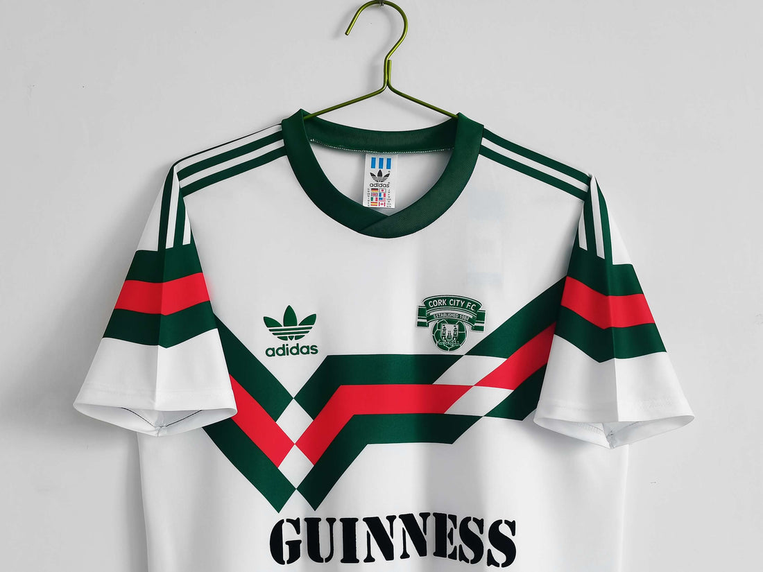 1988/1989 Cork City Home Retro Football Shirt Guinness Ireland
