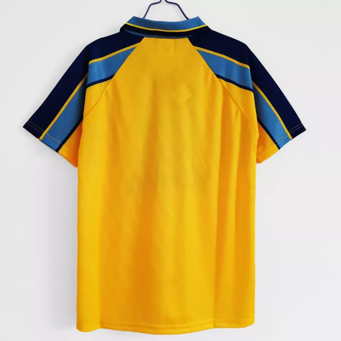 1996/1998 Chelsea Away Yellow Retro Football Shirt Coors