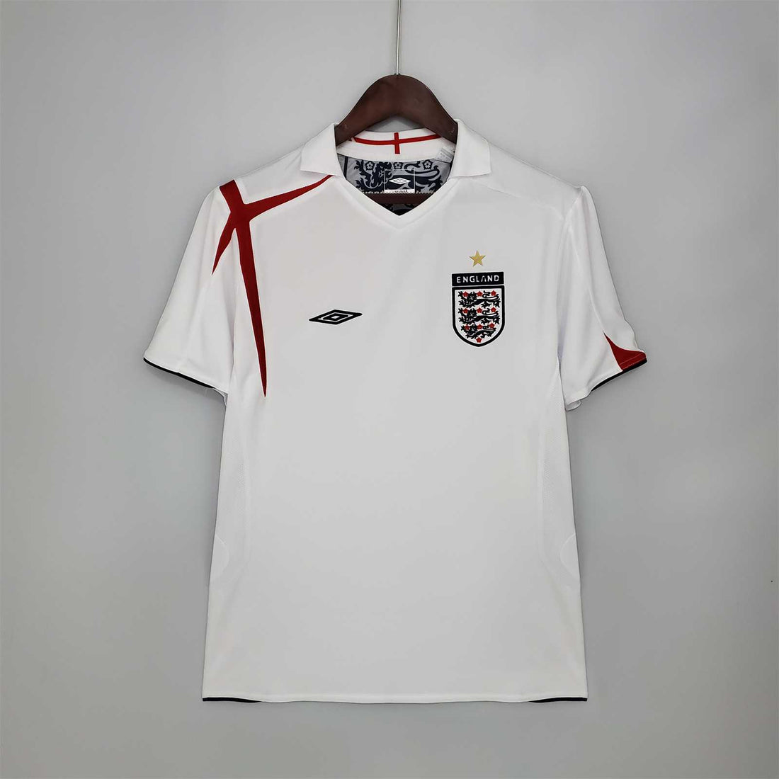 2006 England Home Retro Football Shirt World Cup