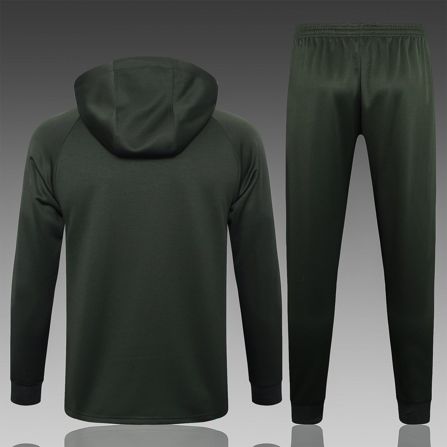 barcelona 23 24 dark green tracksuit with hat