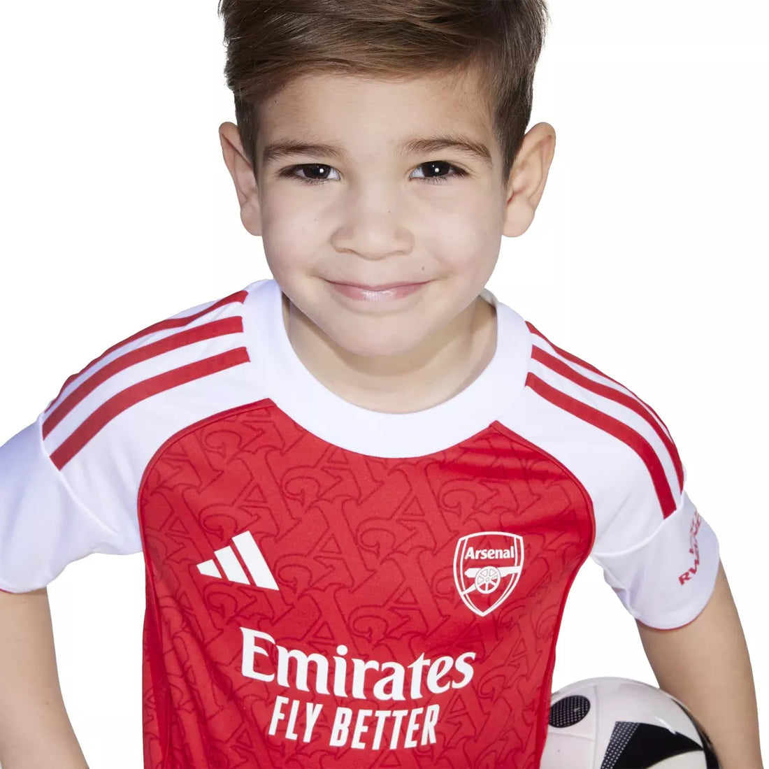 2025-26 Arsenal Kids Football Kit Home