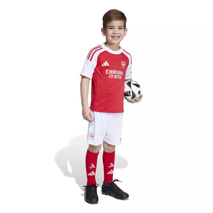 2025-26 Arsenal Kids Football Kit Home