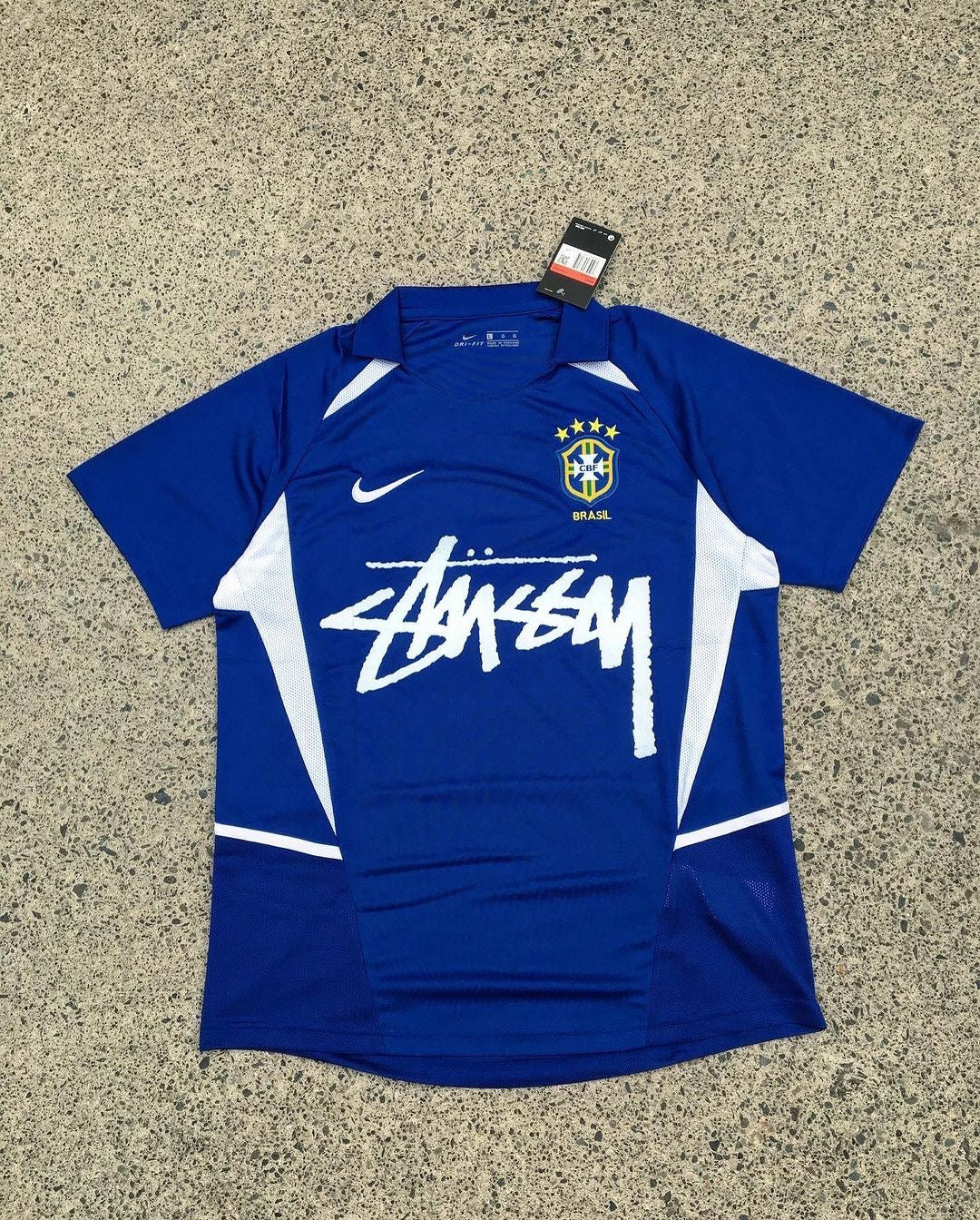 2002 brazil away Retro jersey