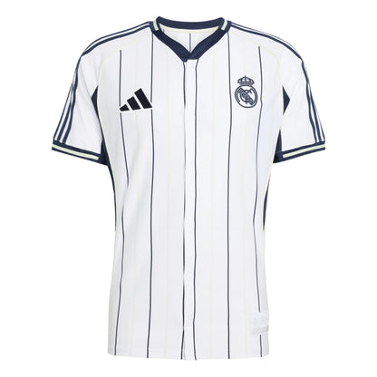 2025-26 Real Madrid Baseball Shirt