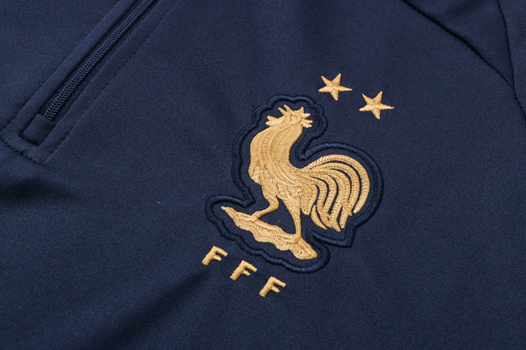 france 22 23 blue junior Football Tracksuit