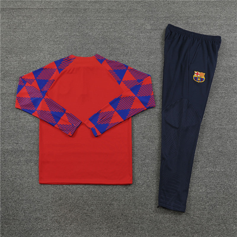 barcelona 23 24 red Football Tracksuit