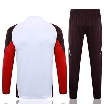 Bayern Munich 24 25 White Football Tracksuit