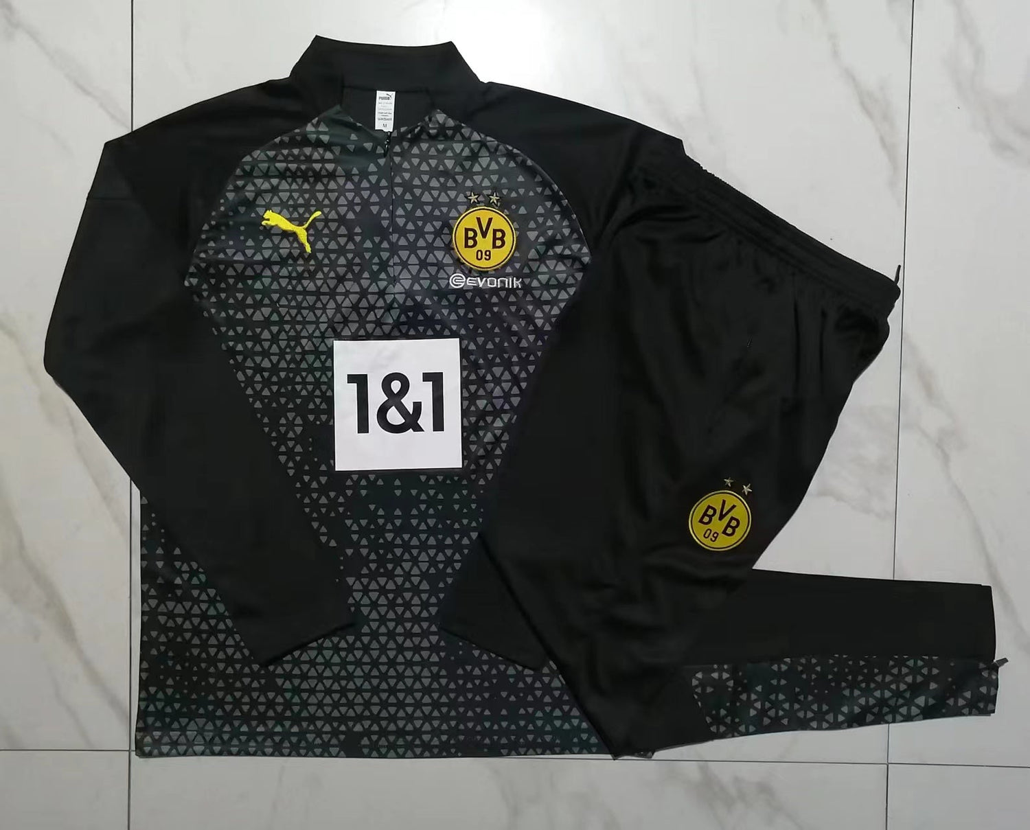 borussia dortmund 23 24 black tracksuit 1