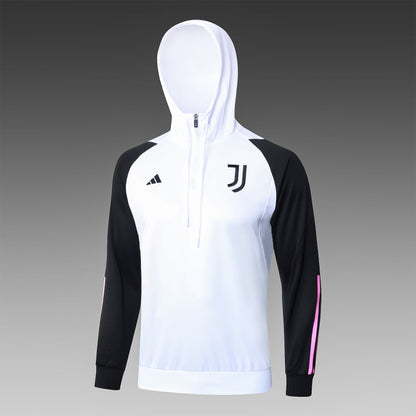 juventus 23 24 white Football Tracksuit with hat