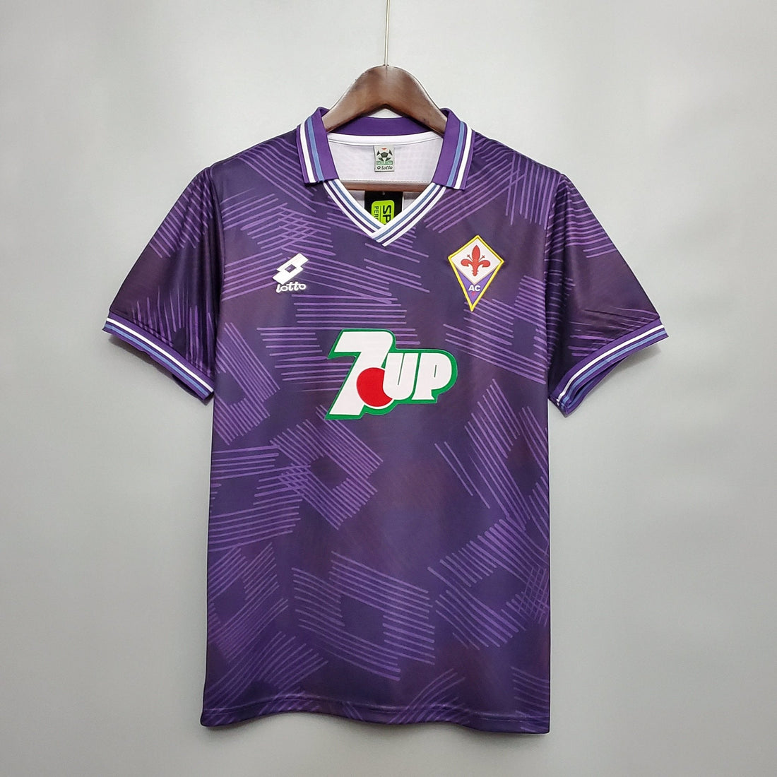 1992 1993 fiorentina home jersey Retro