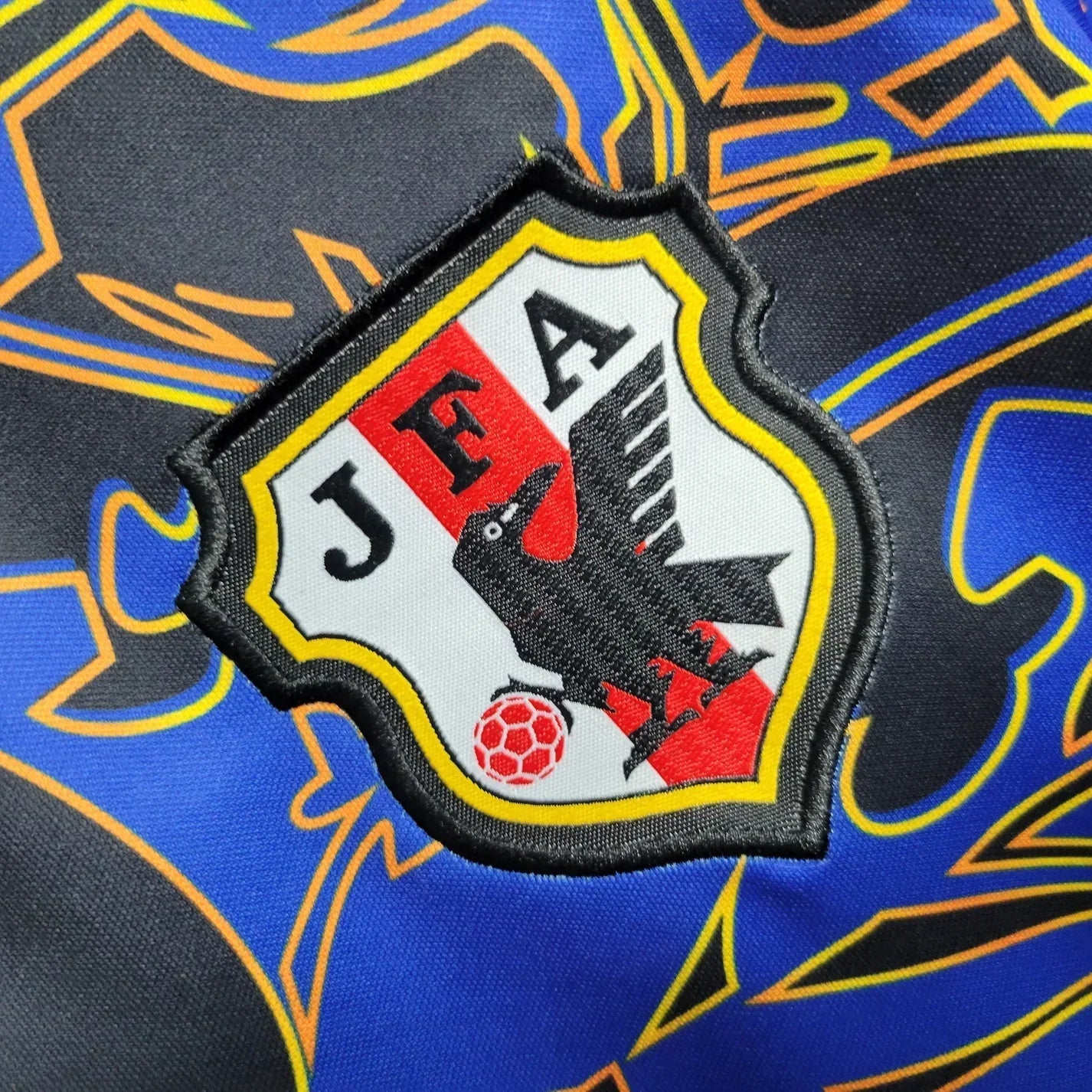 Camiseta de fútbol azul de Japón