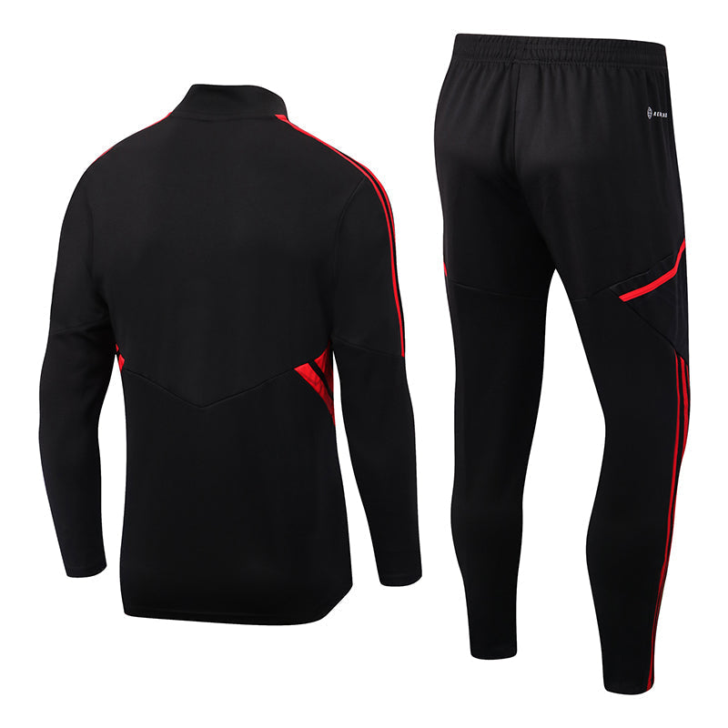 bayern munich 22 23 black Football Tracksuit