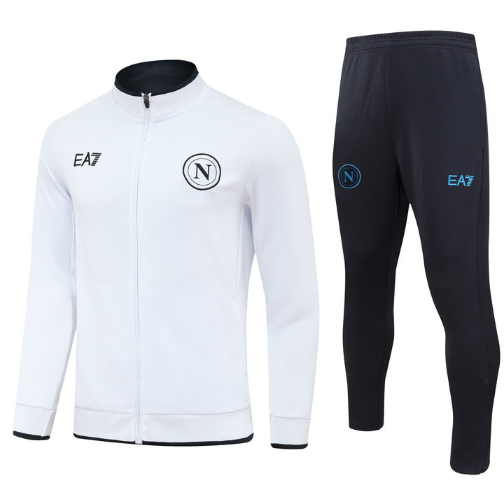 napoli 23 24 junior Football Tracksuit white 1