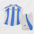 kids argentina copa 2024 home shirt