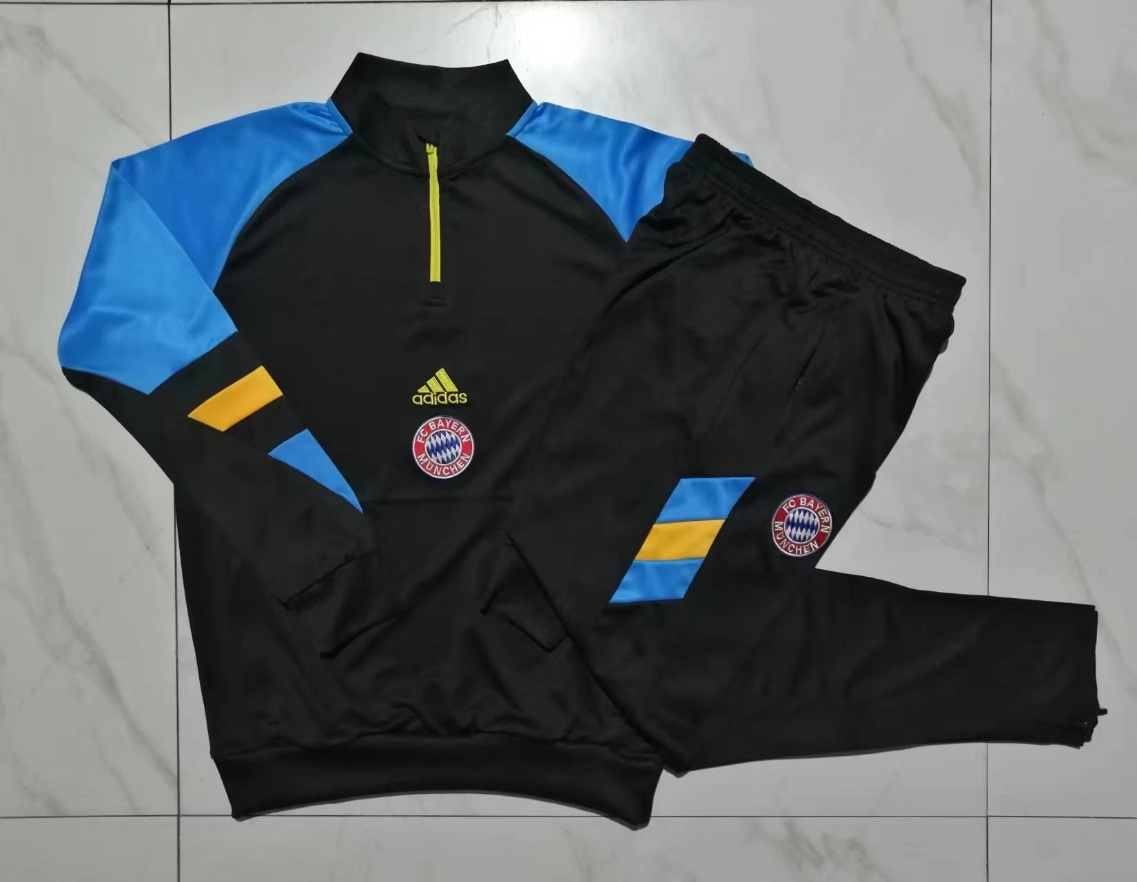 bayern munich 23 24 black Football Tracksuit 1