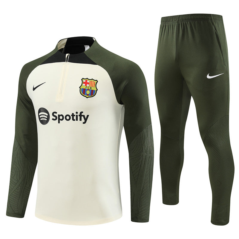 barcelona 23 24 balsamic white Football Tracksuit