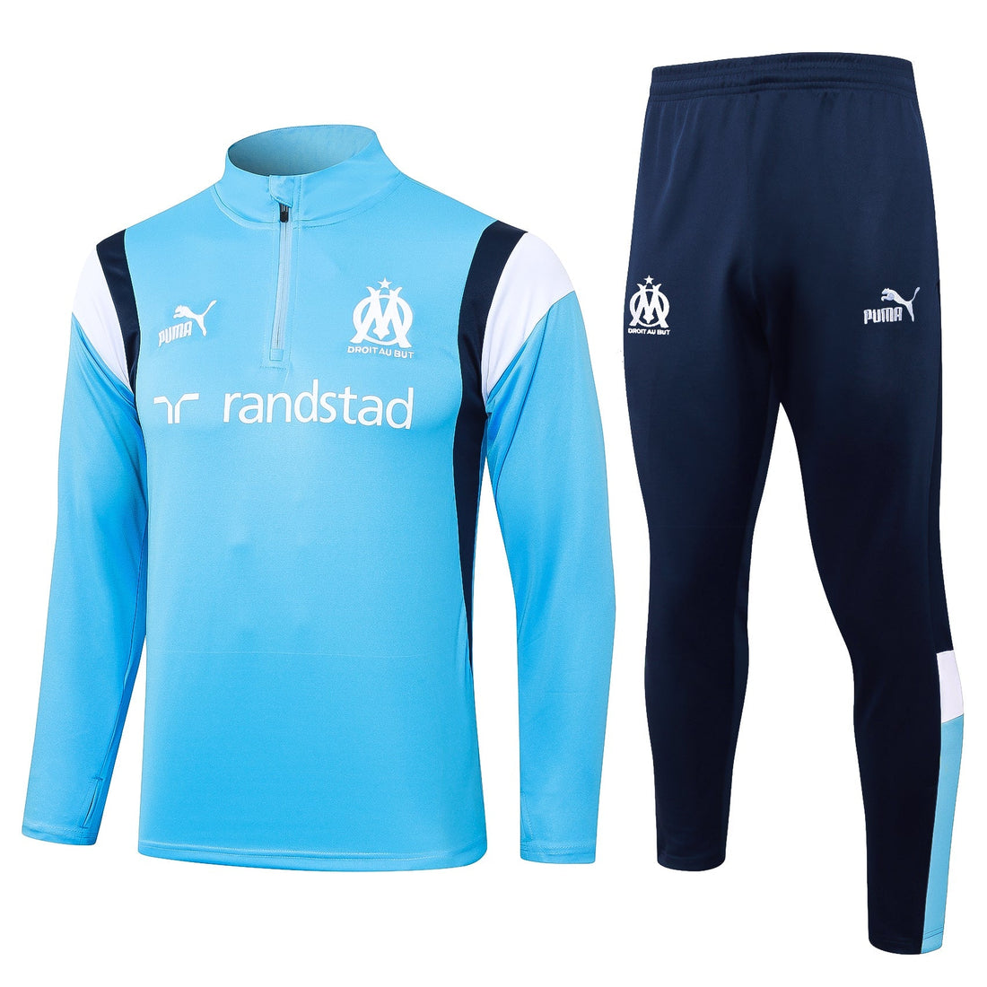 marseille 23 24 sky blue tracksuit