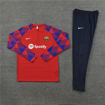 barcelona 23 24 red Football Tracksuit