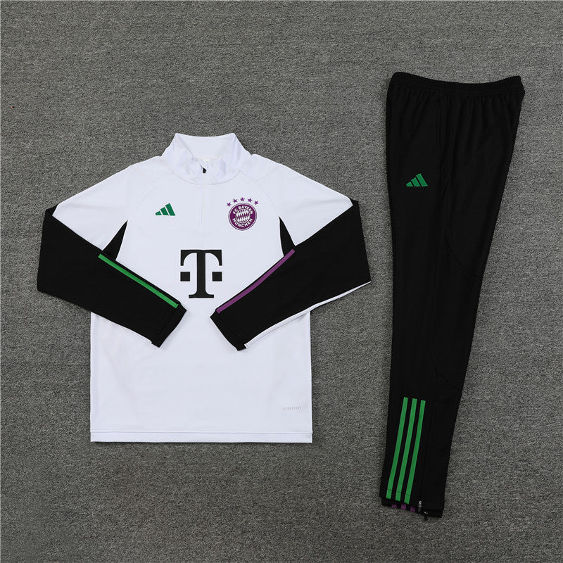 bayern munich 23 24 white tracksuit