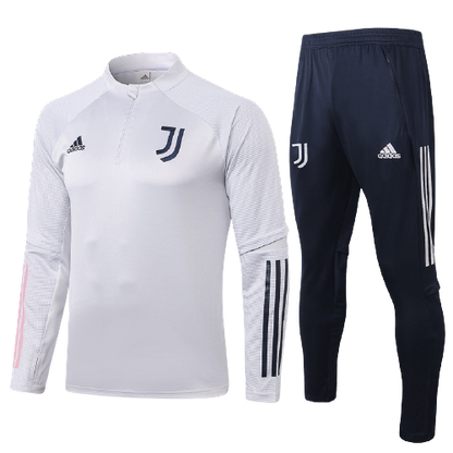 juventus white 20 21 Football Tracksuit