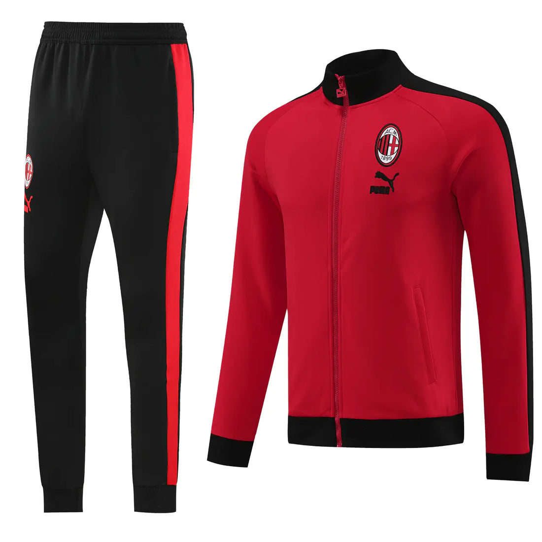 ac milan 23 24 red Football Tracksuit 2