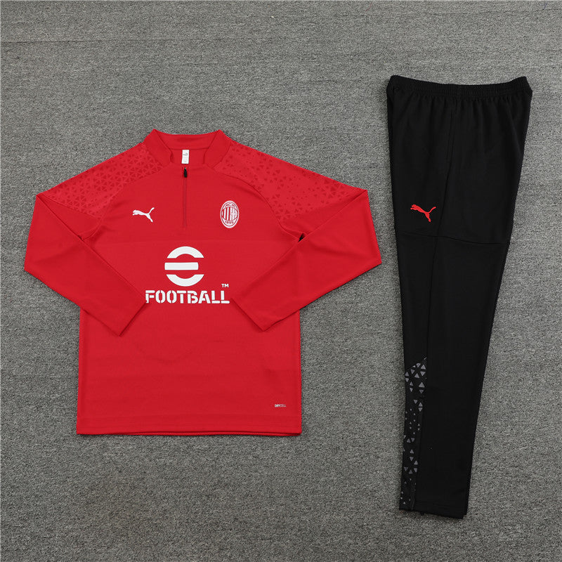 ac milan 23 24 red Football Tracksuit