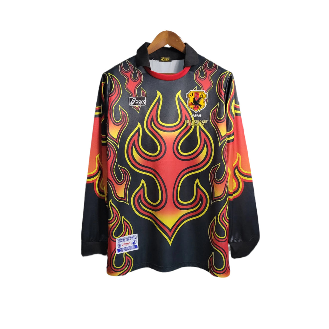 1998 japan fire retro goalkeeper shirt