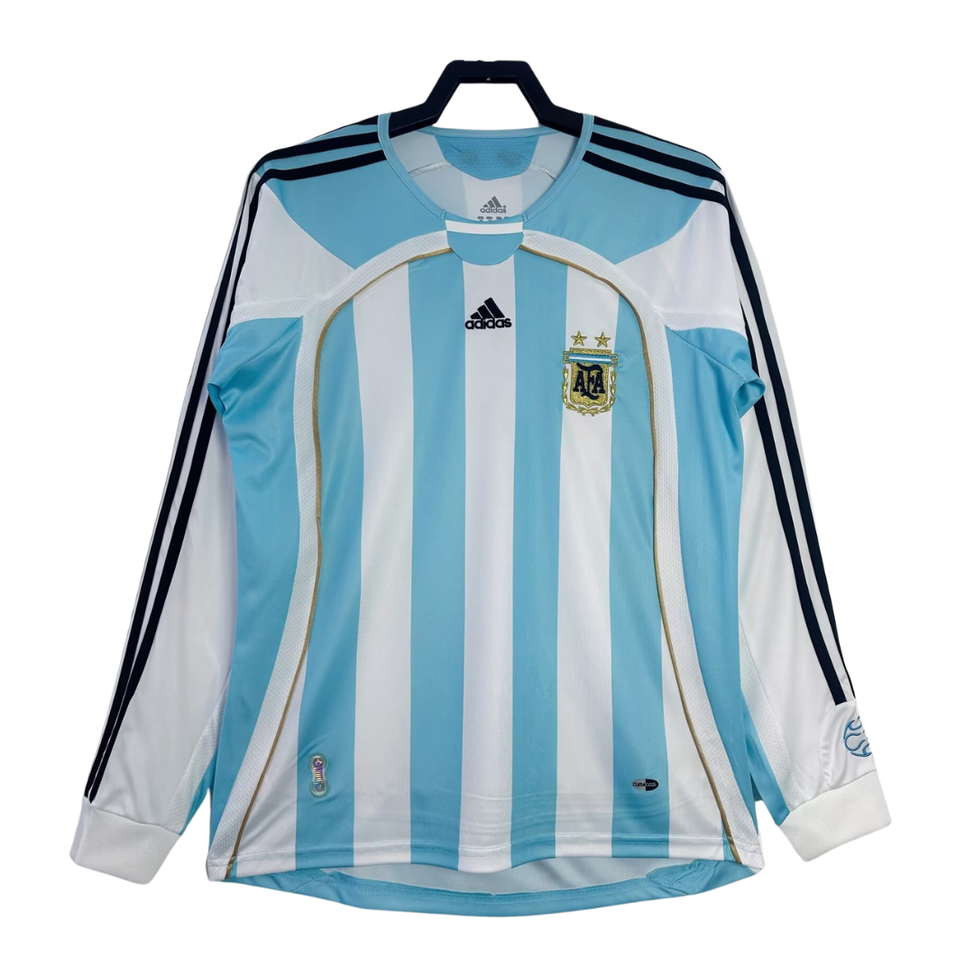 2006 Argentina Retro Long Sleeve Shirt-Home