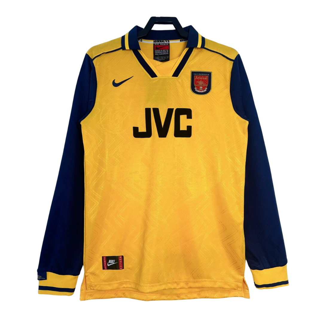 1996-97 Arsenal Retro Long Sleeve Shirt-Away