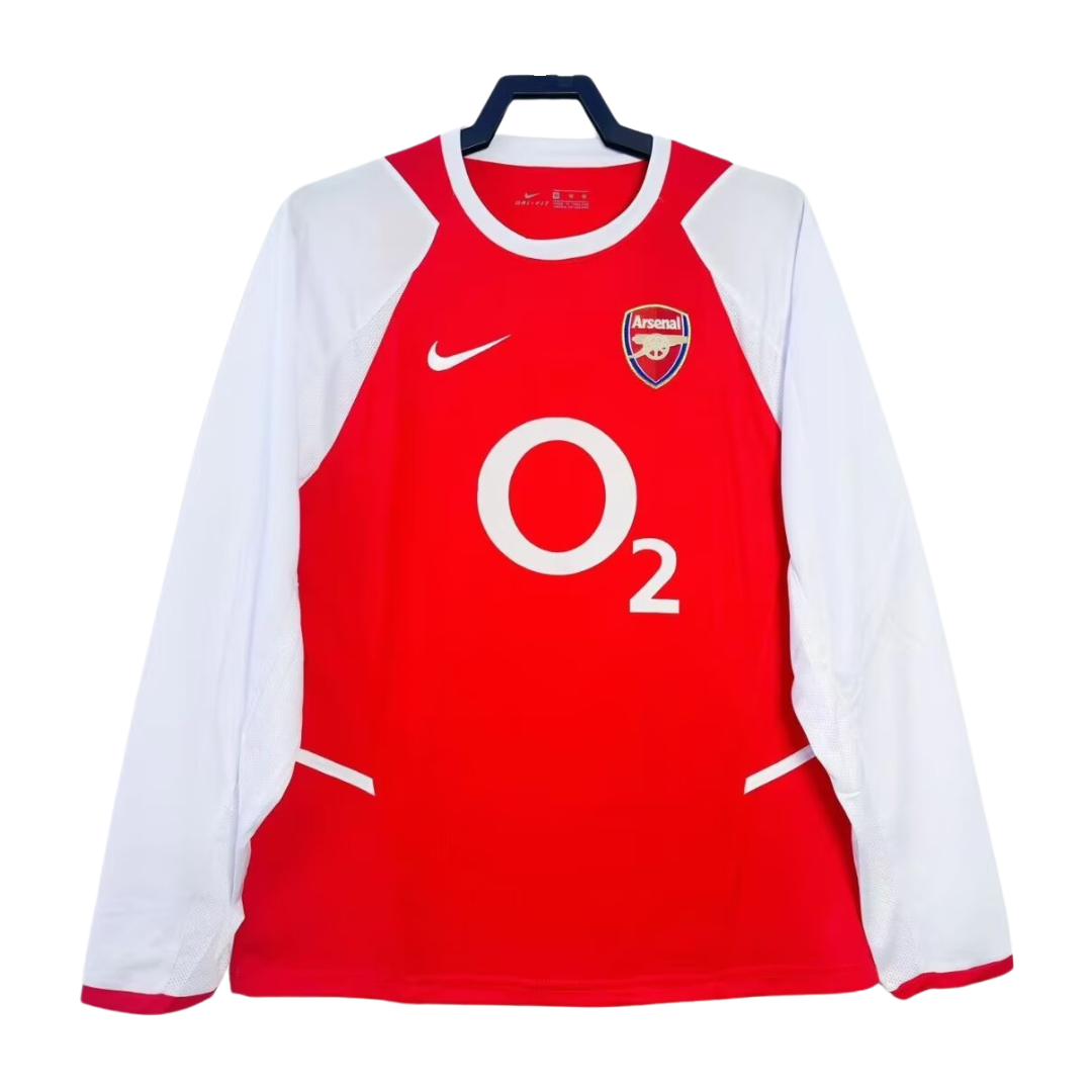2002-03 Arsenal Retro Long Sleeve Shirt-Home