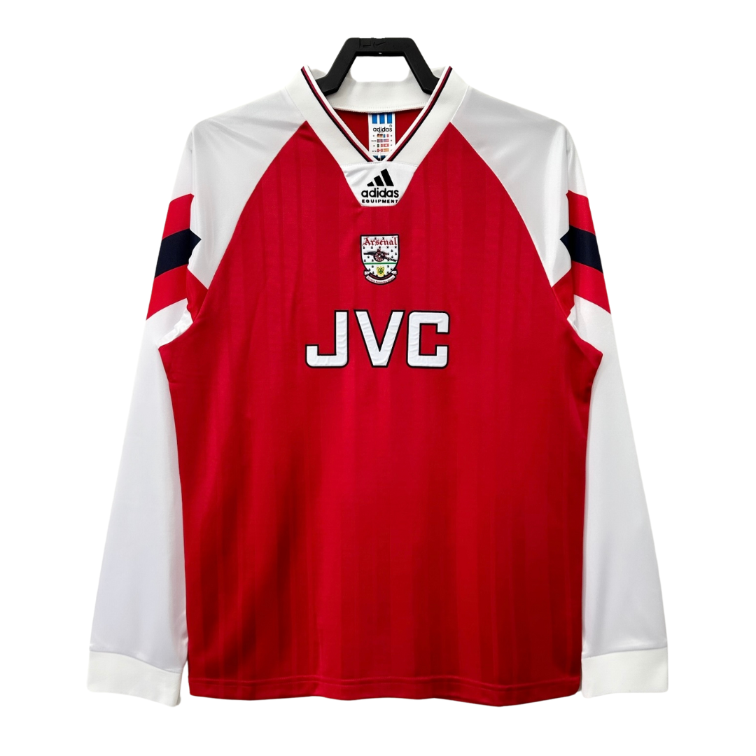 1992-94 Arsenal Retro Long Sleeve Shirt-Home