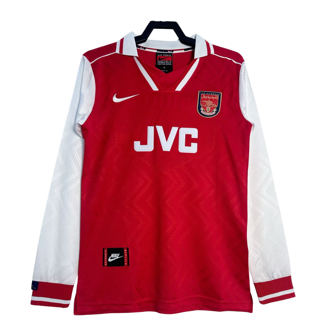 1996-97 Arsenal Retro Long Sleeve Shirt-Home
