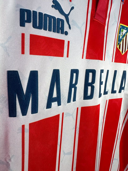 1994-95 Athletico Madrid Retro Long Sleeve Shirt-Home