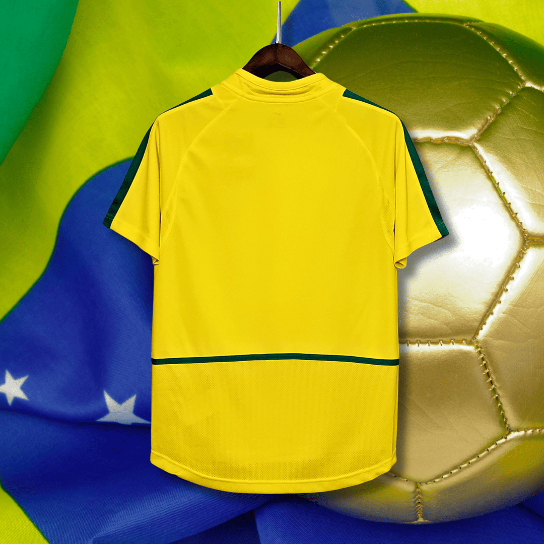 BRAZIL X STUSSY Concept Football Kit (2002 World Cup Retro) from the back