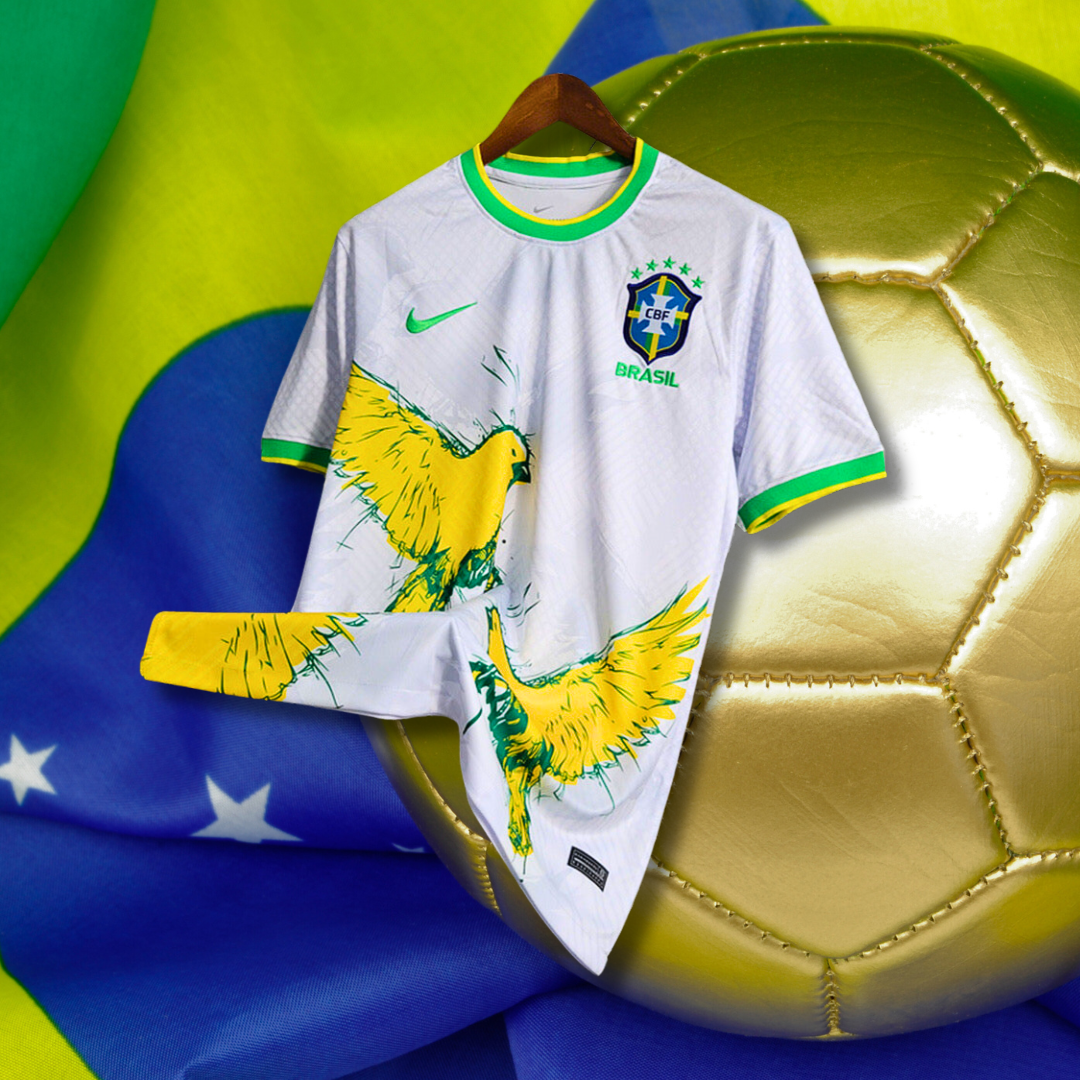 BRAZIL Birds Football Kit 2024 Limited Edition 2023/2024 from the front