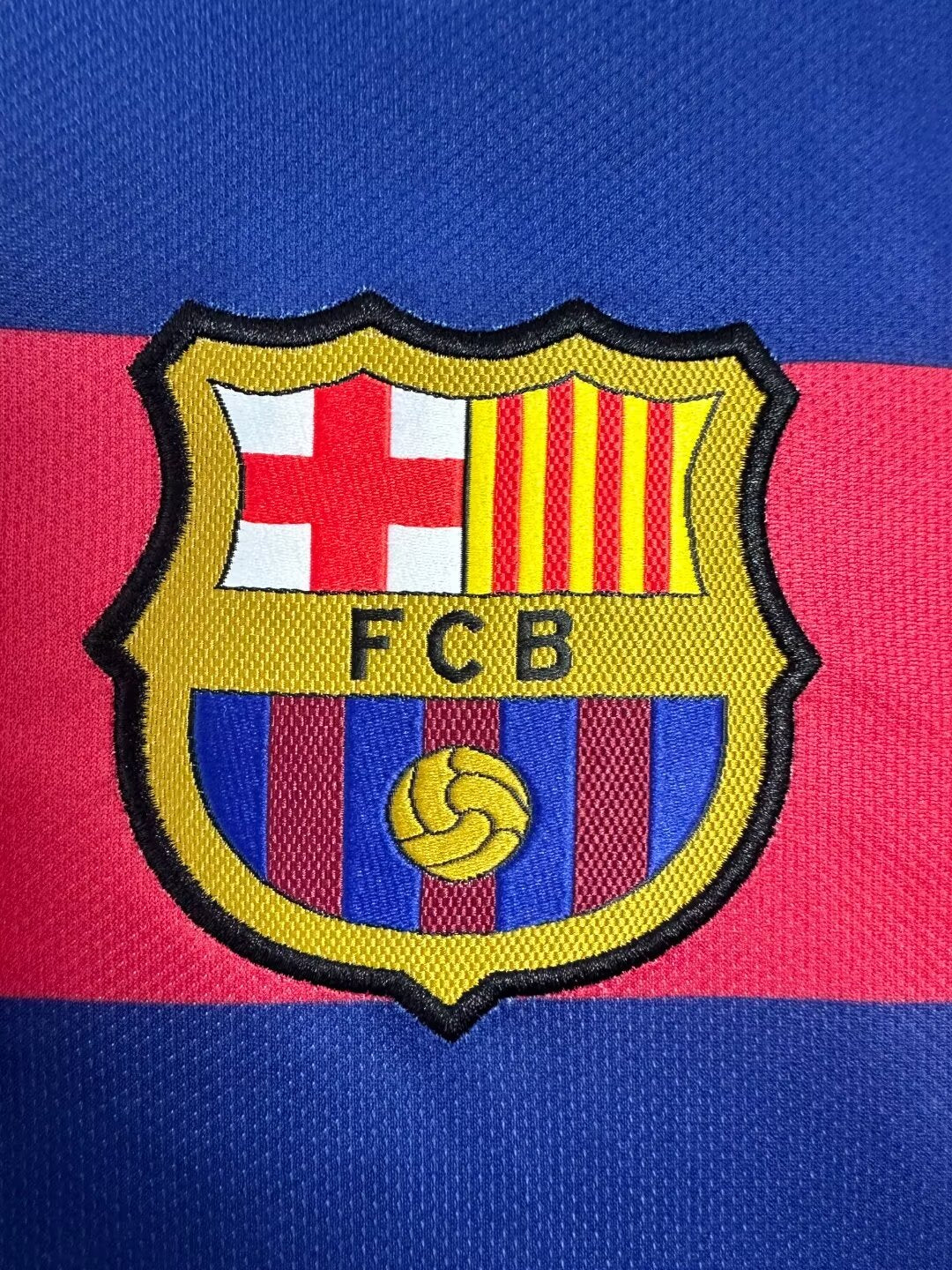 2015-16 Barcelona Retro Long Sleeve Shirt-Home