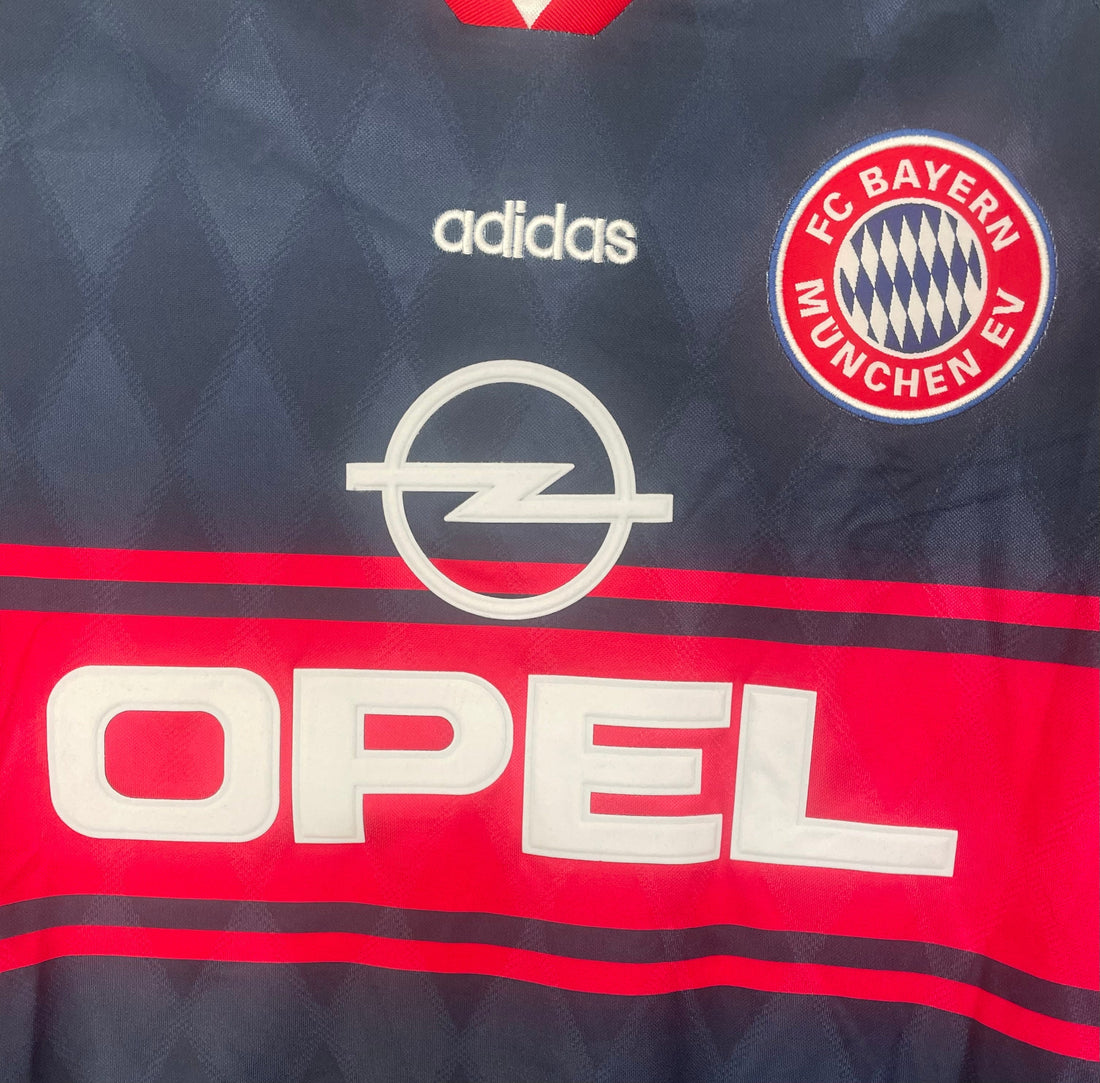 1997-99 Bayern Munich Retro Long Sleeve Shirt-Away