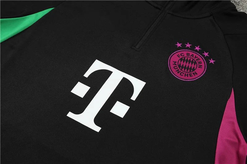 Bayern Munich 24-25 Black Football Tracksuit