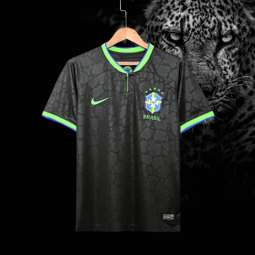 Brazil Black Panther Jersey football kit shirt soccer jersey t-shirt