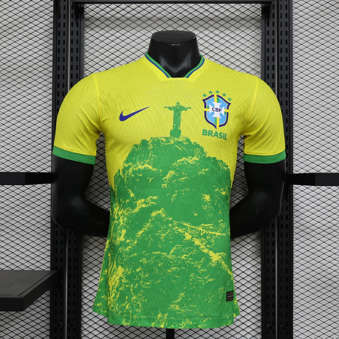 Brazil Rio De Janeiro Special Edition football Kit shirt t-shirt soccer jersey t-shirt from the front