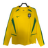 2002 Brazil Retro Long Sleeve Shirt-Home