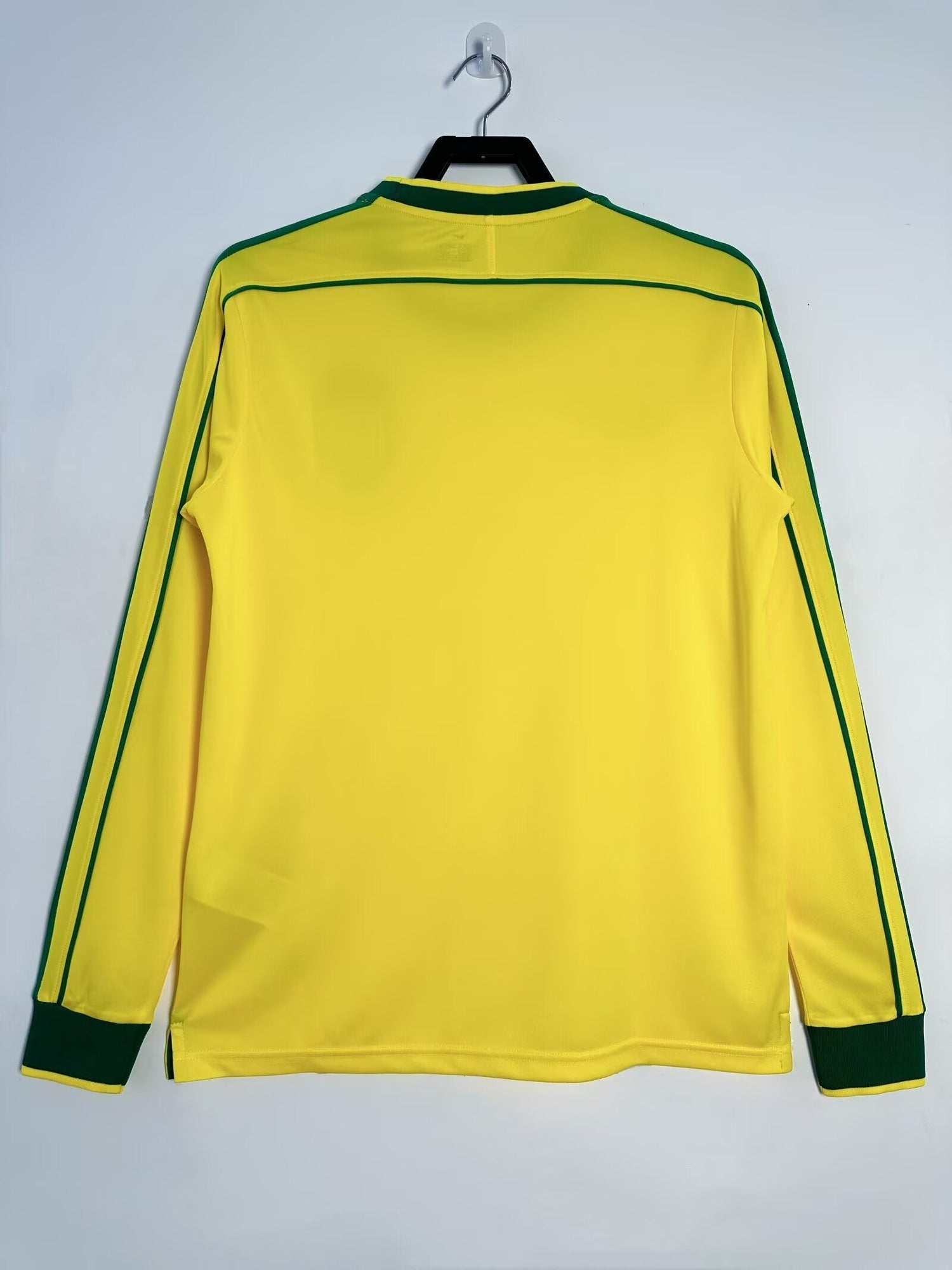 1998 Brazil Retro Long Sleeve Shirt-Home