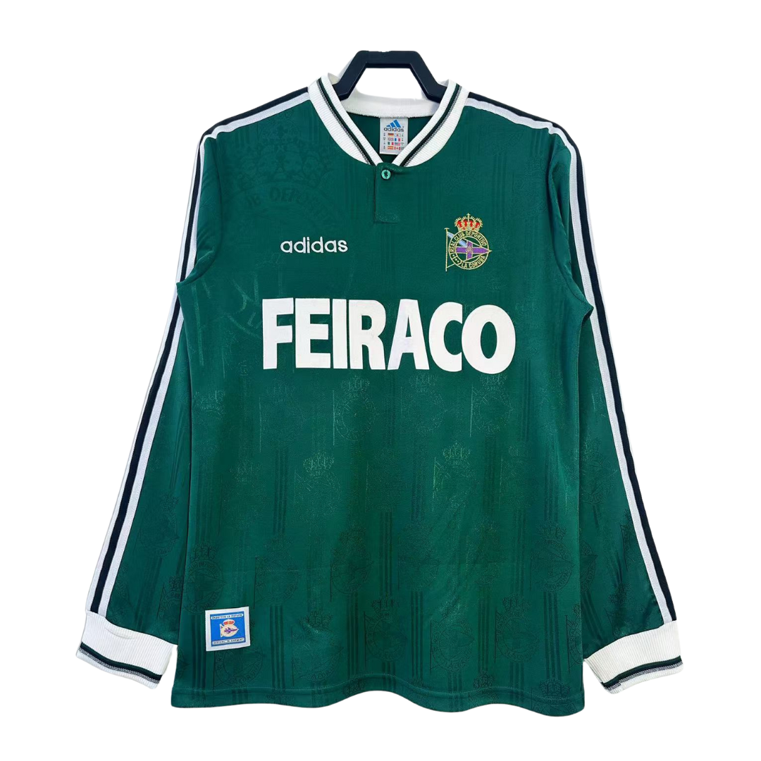 1999-00 Deportivo La Coruña Retro Long Sleeve Shirt-Away