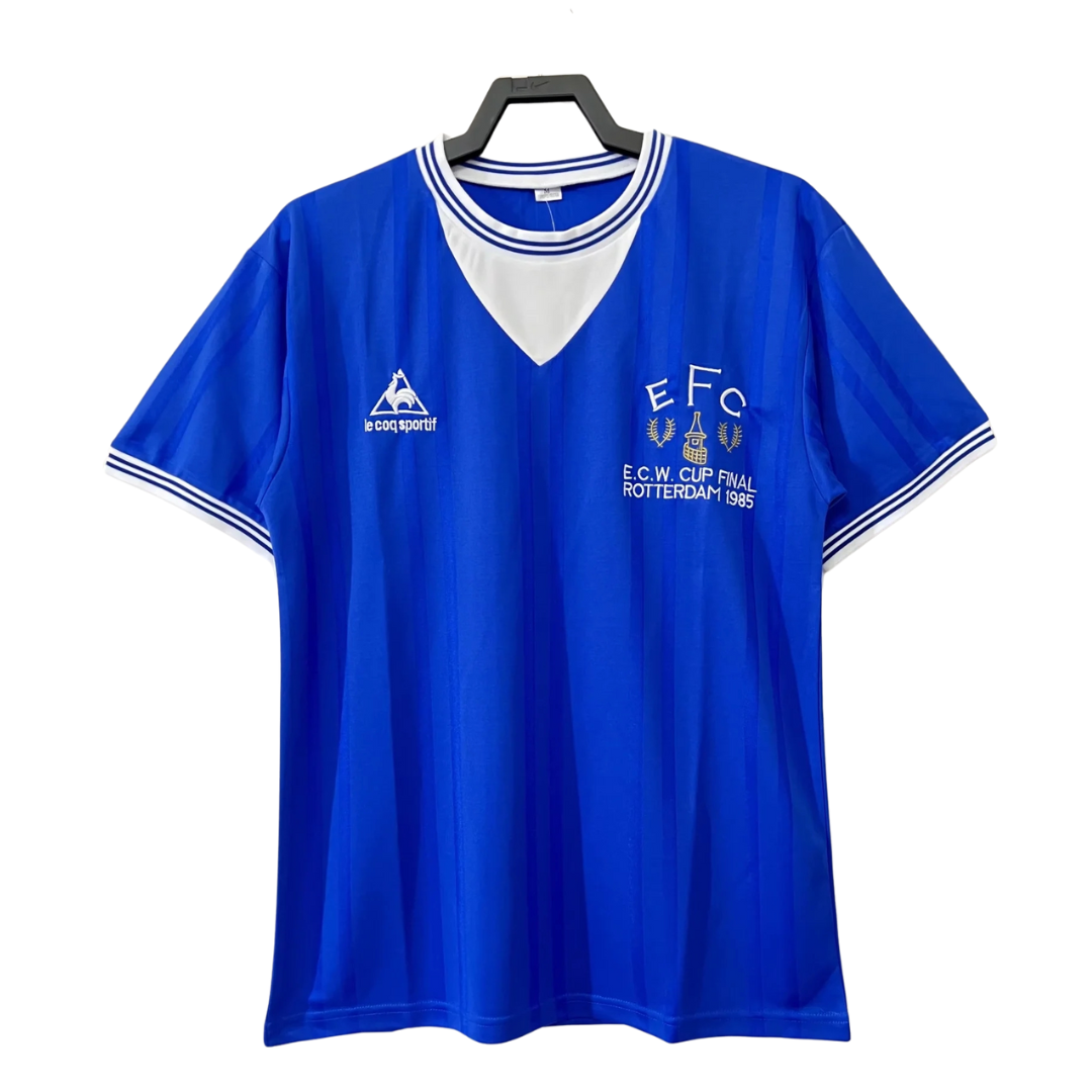 1985 Everton Home Retro Shirt - European Cup Winners