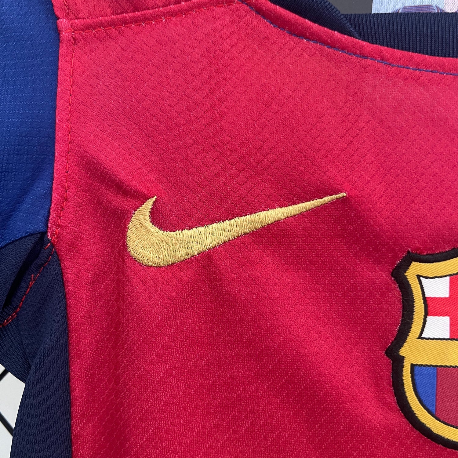 FC Barcelona 24/25 Kids Football shirt logo