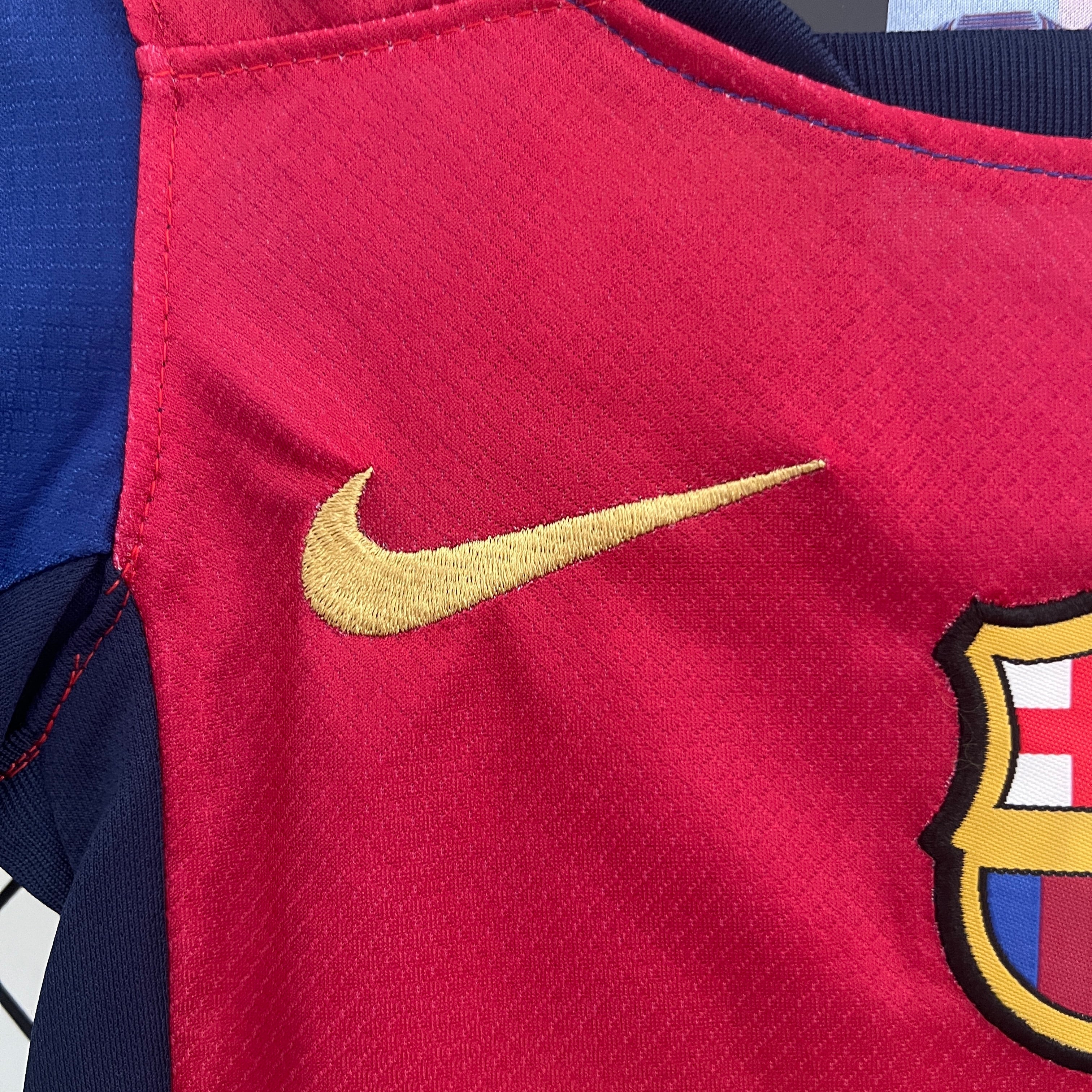FC Barcelona 24/25 Kids Football shirt logo