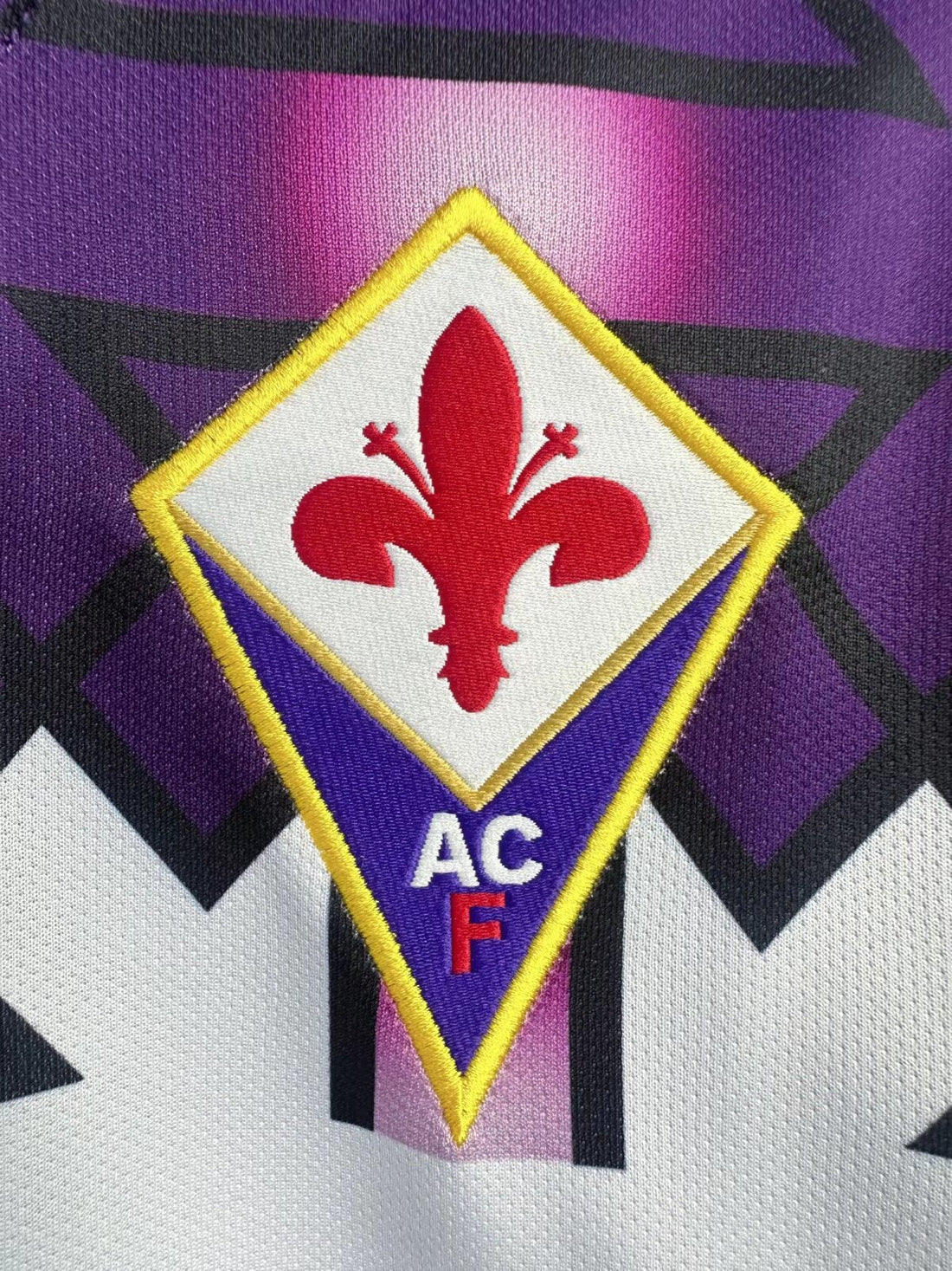 1992-93 Fiorentina Retro Long Sleeve Shirt-Away