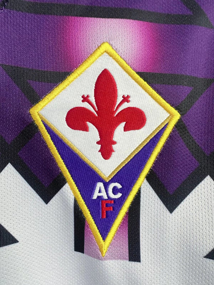 1992-93 Fiorentina Retro Long Sleeve Shirt-Away