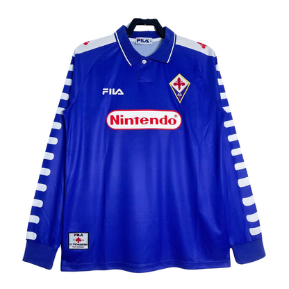 1998-99 Fiorentina Retro Long Sleeve Shirt-Home