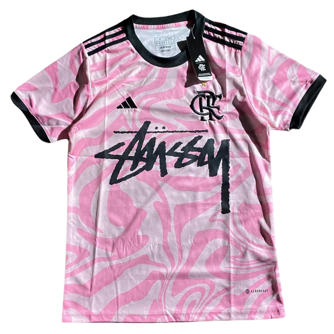 flamengo x stussy pink special edition